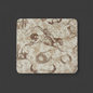 Western Rodeo Print Mouse Pad in Cream and Brown tooled