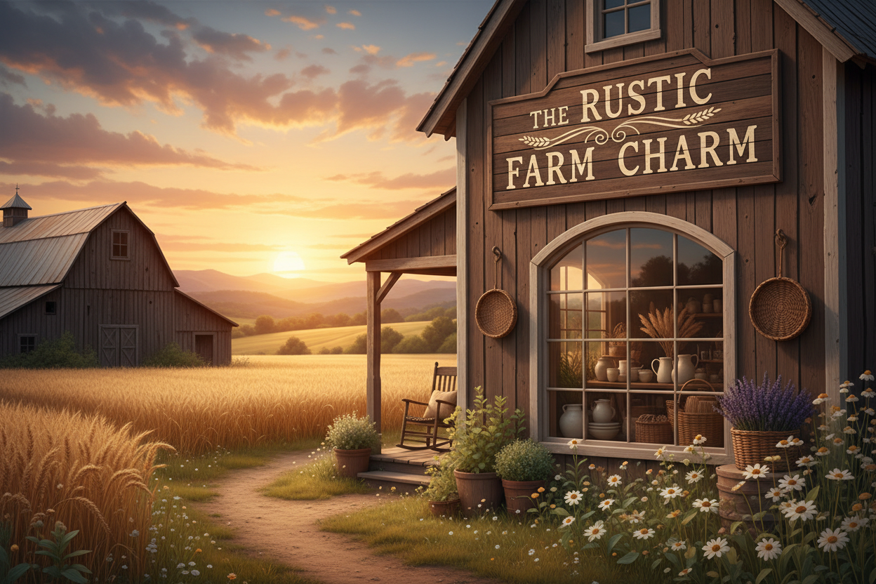 The Rustic Farm Charm Banner